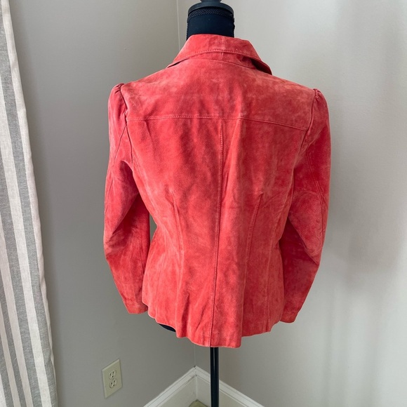 Suede jacket size 12 petite - Picture 2 of 5